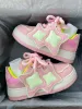 Pink Blue Platform Sneakers Women Kawaii Sports Shoes Casual Tennis Female Flats Vintage Chunky Footwear Korean Cute_vogvips.com