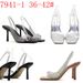 Trendy Summer Rhinestone Transparent Sandals For Women Stylish Pointed High Heel Dress Shoes Fashion Comfortable Evening_vogvips.com
