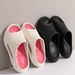 Men’s Shoes Thick Soled Sports Slippers For Men Wear Resistant Non Slip And Shock Absorbing Beach Slippers Outdoor Breathable Running Slippers For Men_vogvips.com