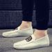 SHLIANG Men's Loafers Fashion Designer Men Moccasins Comfortable Flats Shoes High Quality Lightweight Casual Shoes X0010_vogvips.com