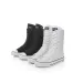 Mid Tube Lace Up Sports Running For Women's Side Zipper Canvas Shoes High Top Casual Woman's Sneakers Boots_vogvips.com