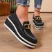 SHLIANG Women Flat Platform Loafers Ladies Elegant Leather Moccasins Shoes Woman Slip On Moccasin Women's Casual Shoes X0077_vogvips.com