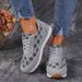 Spring New Sporty Casual Women S Large Round Toe Colored Flat Sole Single Shoes_vogvips.com