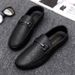 SHLIANG Leather Men Casual Shoes Comfortable Light Men Loafers Formal Men Dress Shoes Breathable Slip on Men Driving Shoes Y0156_vogvips.com