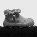 Men's Shoes Winter New Gray Open Smile Snow Boots Men And Women Plus Velvet Thickening Warm Northeast Cotton Boots Couple Shoes_vogvips.com