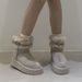 Fashion Simple Thick-Soled Fleece-Lined Belt Buckle Fur 2025 Winter New Versatile Warm Short Snow Boots For Women_vogvips.com