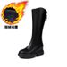 2025 Autumn Winter New Height Increasing Small For Women British Style Chunky Heel Thick Sole Slim Elastic Short Boots_vogvips.com