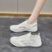 2025 White Sneakers For Women Summer New Korean Style Ins Female Student Casual Hollow Versatile Women's Shoes_vogvips.com