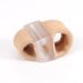 Silicone Toe Separator – Dual-Hole Bunion Corrector For Overlapping Toes & Hallux Valgus (Skin Tone, S/L Sizes, All-Season Comfort)_vogvips.com