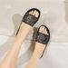 2026 Summer New Sandals For Outdoor Wear, Beach Slippers, Women's Flat Sandals, Travel Large Size_vogvips.com