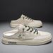Outdoor Shoes Slippers For Men Canvas Sandals Man Flat Pvc Original Low Price Fun Eva Clappers 2025 Fashion Designer_vogvips.com