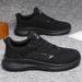 New Autumn Men's Sports Casual Breathable Fly Woven Mesh Running Soft Sole Lightweight Shoes Unisex_vogvips.com
