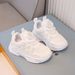 Children's Mesh 2026 Summer New Style Boys' Girls' White Sneakers, Casual For Older Kids, Fashionable And Versatile_vogvips.com