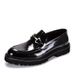 Euro Step Genuine Loafers Comfortable Men's Business Casual Leather Thick Sole Wedding Trendy Shoes Versatile British Style_vogvips.com