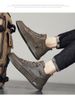Martin Boots Men's Shoes High-top Retro British Casual Leather Shoes Tooling Boots One-pedal Board Shoes_vogvips.com