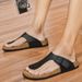 2025 Handmade Men's Flip Flops Comfortable Soft Sole Beach Sandals Non-Slip Outdoor Slippers Lightweight Casual Shoes_vogvips.com
