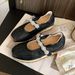 7CM~ Thick-soled Height-increasing Ballet For Women, Pearl Strap Mary Jane Shoes, Women's Sporty Sneakers, Flat Shoes_vogvips.com