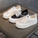 Platform Height Increasing Lace Fisherman For Women 2024 Spring Summer New Versatile Breathable Mesh White Plus Size_vogvips.com