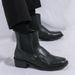 European Warm Series Leather Large Size Autumn Winter New Fashion Men's Casual Martin Trendy British Style Short Boots_vogvips.com