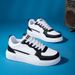 Couple board shoes Breathable small white shoes male student casual sports shoes female platform board shoes_vogvips.com