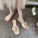 Internet Famous Cool For Women's Outerwear In The Summer Of 2024, New Revealing Feet With Small Flat Bottoms,_vogvips.com