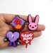 26 Sets Of Cartoon Bad Rabbit Series Shoes Flower Decorative Buckle Personality DIY Garden Shoe Buckle Accessories_vogvips.com
