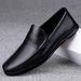 Italian Brand Men's Genuine Leather Trendy Casual Non-Slip Soft Sole Slip-On Driving Shoes_vogvips.com