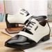 Men's Breathable Formal Shoes - Lightweight Round Toe Business Oxfords For Office, Wedding & Daily Wear Fashionable Performance Shoes, Wedding Shoes_vogvips.com