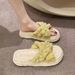 2026 New Fairy Style Sponge Cake Thick Bottomed Beach Slippers For Women's Outdoor Wear_vogvips.com