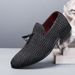Suitable For All Seasons Trend Breathable Slip-On Loafers Casual Single Men's Leather Shoes Summer Non-Smelly Feet_vogvips.com