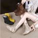 Women Boxing Boots Summer Short High Top Boxing Women 2025 New Soft Sole Training Shoes Hollow Breathable Casual Martin Boots_vogvips.com