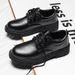 Spring And Summer Work New Business Waterproof Black Leather Chef Shoes Men's Korean Style Versatile Martin Boots_vogvips.com
