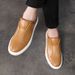Casual foot set men's board shoes fashion large size round head men's shoes_vogvips.com