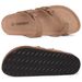 CRACOMIN Classic Cork Sandals For Women Men Fashion Soft Thick Sole Cork Slippers Out Wear Beach Slides Home Comfort Flat Sandal_vogvips.com