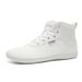 Unisex Waterproof Winter Snow Boots With Wide Toe & Faux Fur Lining - Slip-Resistant Rubber Sole For Outdoor Comfort (Black/White)_vogvips.com