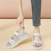 In-stock Velcro Thick-soled Sports Sandals, Soft Soles That Don't Tire The Feet, 2026 New Model, Summer Breathable Mesh Sandals_vogvips.com