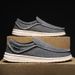 Casual shoes men's flat covered canvas shoes super light plus size slip-on shoes_vogvips.com