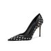 Size 32-45 Black Sexy Versatile High-heeled For Women, New Fashion Single Shoes, Elegant Thin Heel Genuine Leather_vogvips.com