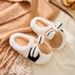 Cute For Women Fleece-Lined Warm Comfortable Home Non-Slip Thickened Outdoor Couple Cotton Slippers Winter_vogvips.com