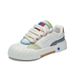 2025 Spring New White Sneakers Korean Style Ins Female Student Thick Sole Height Increasing Sports Trendy Casual Board_vogvips.com