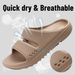 Bebealy Women Orthopedic Slippers With Arch Support Outdoor Men Slippers Soft Antiskid Home Slippers Indoor EVA Cloud Slippers_vogvips.com