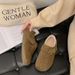 Winter Retro Thick-Soled Heiht-Increasin For Women 2025 Versatile New Slip-On Lazy Shoes With Fleece_vogvips.com