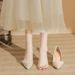 Luxury Wedding Shoes - Orthopedic Block Heel (Non-Slip Sole, Arch Support, Perfect For Outdoor Ceremonies)_vogvips.com