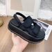 Women's Thick-soled Platform For Summer 2025, New European Style With Velcro Straps, Comfortable Beach Sandals_vogvips.com