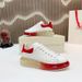 White Sneakers For Couples With Crystal Cushion Sole, Italian High-Quality Silk, Cowhide Leather Upper, Sheepskin Lining_vogvips.com