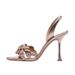 New Model From Cross-border Factory: Sexy High-quality Sandals With Rhinestone Leaves, High Heels, Round Open Toe,_vogvips.com