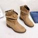 2025 Flat Height Increase 8cm Melard Martin For Women Autumn Mid-Calf Slimming Ruched Vintage Women's Boots_vogvips.com