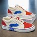 Men's Color Block Canvas Sneakers Breathable Non Slip Casual Walking Skate Shoes_vogvips.com