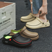 Dropship Classic Men Chef Clogs Anti-slip Waterproof Oil-resistant Durable Eva Kitchen Shoes Soft Bottom Labor-saving Slippers_vogvips.com