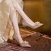 Bride Main Dress Princess Crystal Women Wedding Rhinestone High Heels Stiletto Single Shoes Brilliant_vogvips.com
